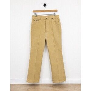 Schaefer Ranch Hand Dungarees Pants Jeans Mens 42x33 Tan Canvas Workwear Cowboy
